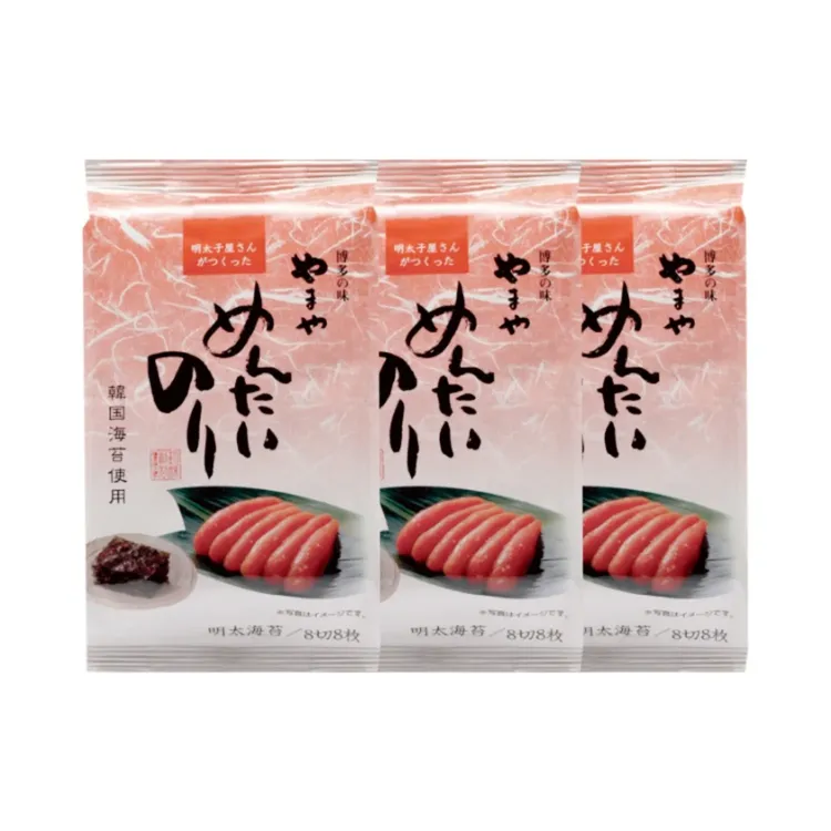 めんたいのり8切8枚×3袋