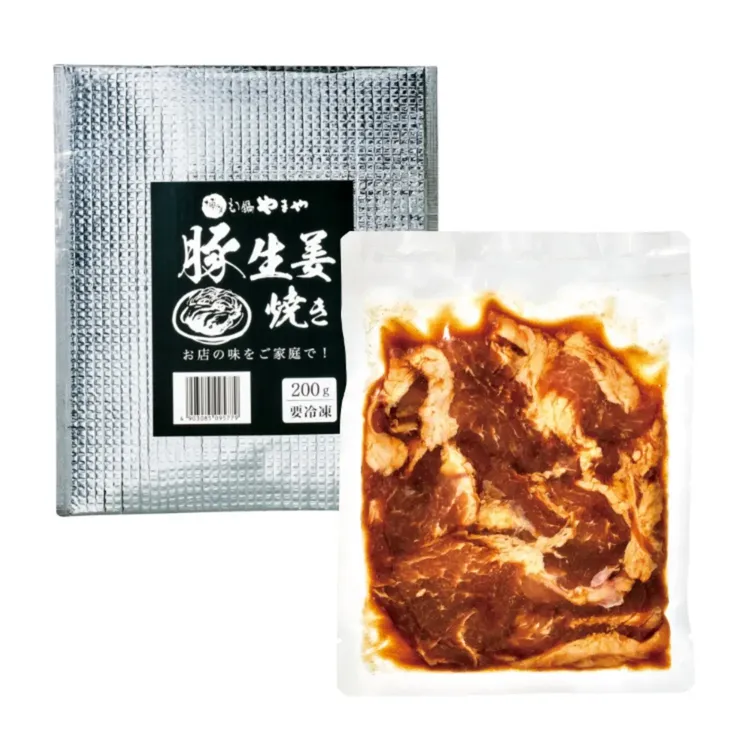 じっくりたれ漬け豚生姜焼き