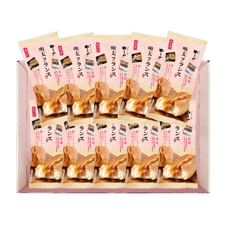 明太フランス10本セット(箱入り)