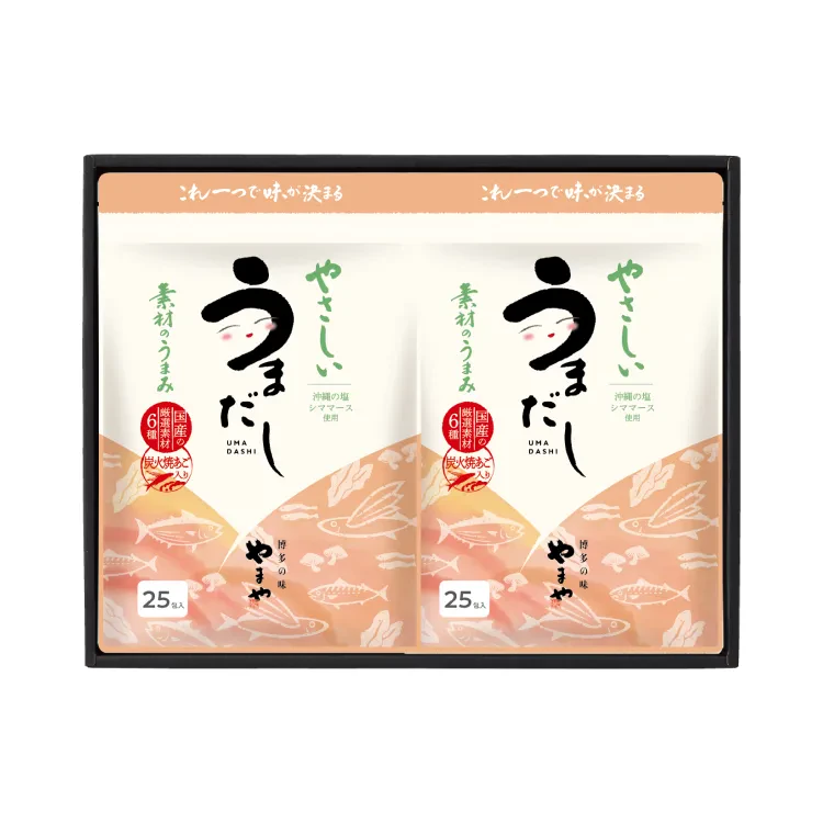 やさしいうまだし 素材のうまみ25包2個セット(箱入)