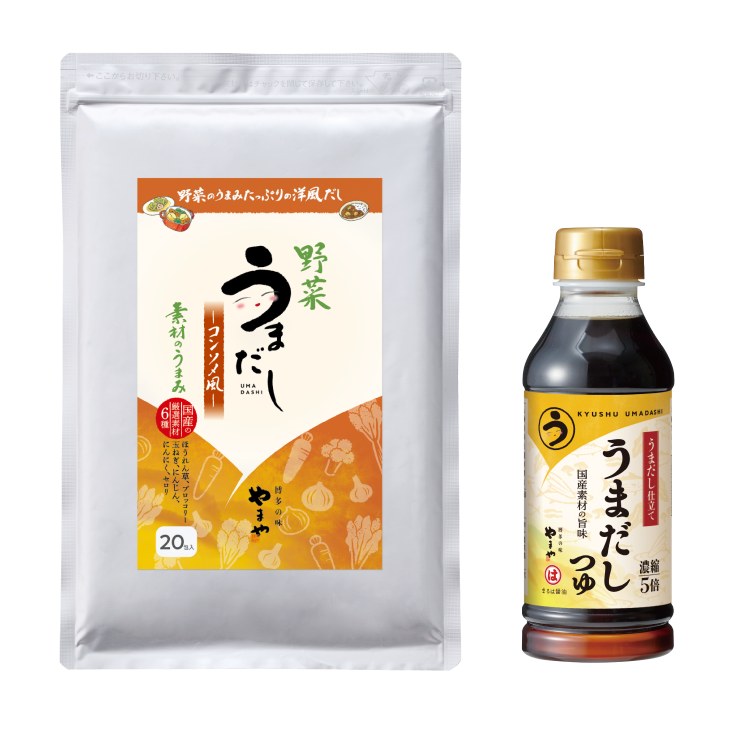 野菜うまだし コンソメ風20包＋うまだしつゆセット