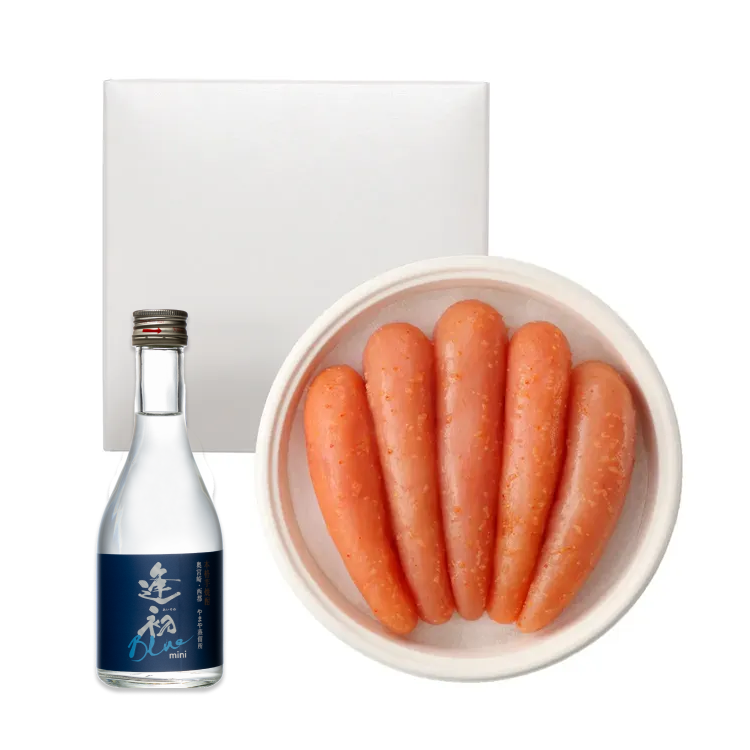 【5/28～出荷】父の日 辛子明太子 悠270g 逢初Blueセット