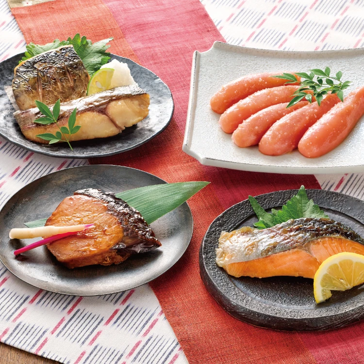 4種類の味わい豊かな焼き魚