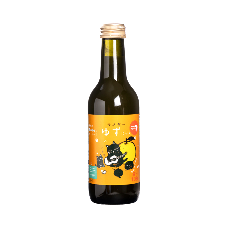 やまやにゃん柚子サイダー240ml