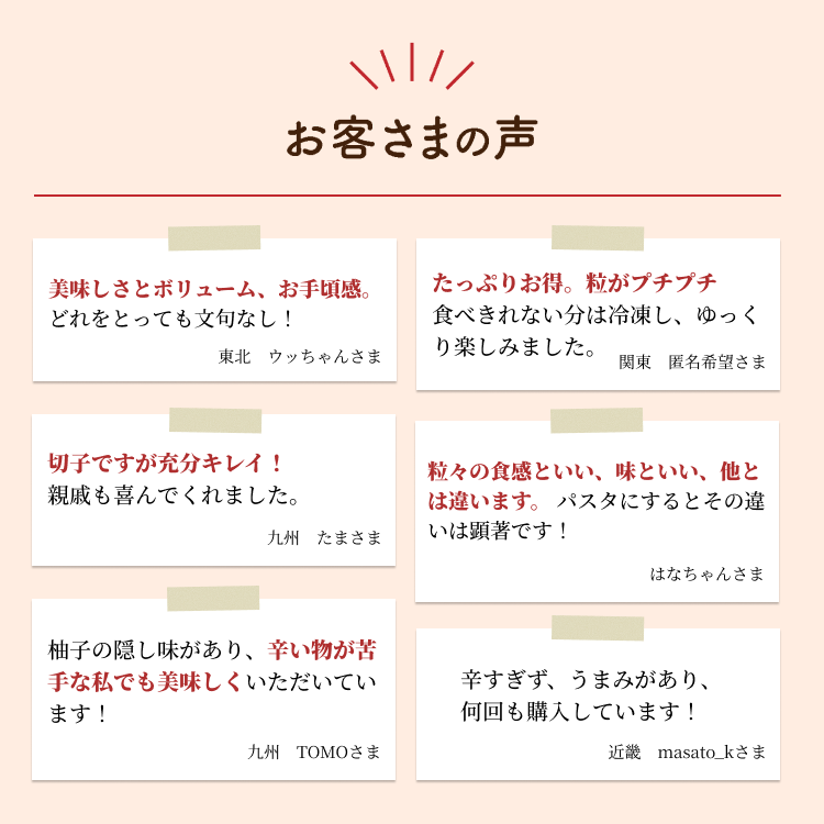 うちのめんたい 切子[中辛]460g