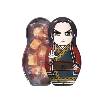 キングダムコラボデザイン缶めんたいチーズおかき エイ政