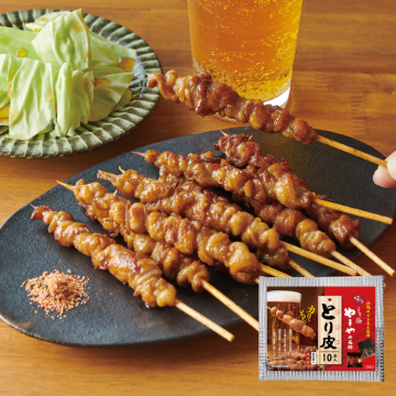 博多もつ鍋やまやの名物 とり皮