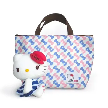 ぬいぐるみ付き保冷ランチバック(ハローキティ)