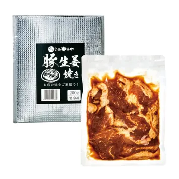 じっくりたれ漬け豚生姜焼き
