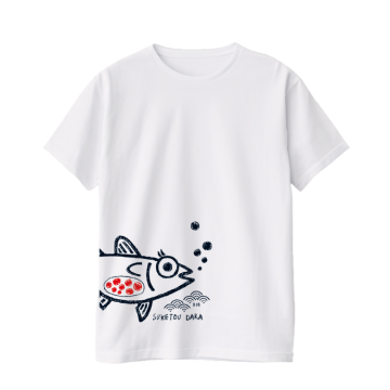 スケトウダラTシャツA・白/160cm