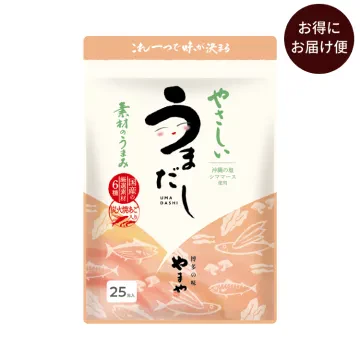 お得にお届け便 やさしいうまだし 素材のうまみ25包