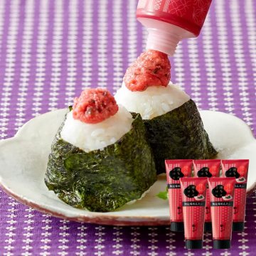 めんたいチューブ　梅昆布めんたい5本