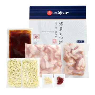 博多もつ鍋 醤油3-4人前もつ肉増量セット