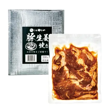 じっくりたれ漬け豚生姜焼き