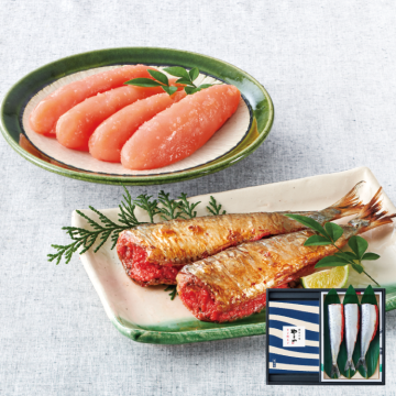 美味･いわし明太セット（梅水引付き）