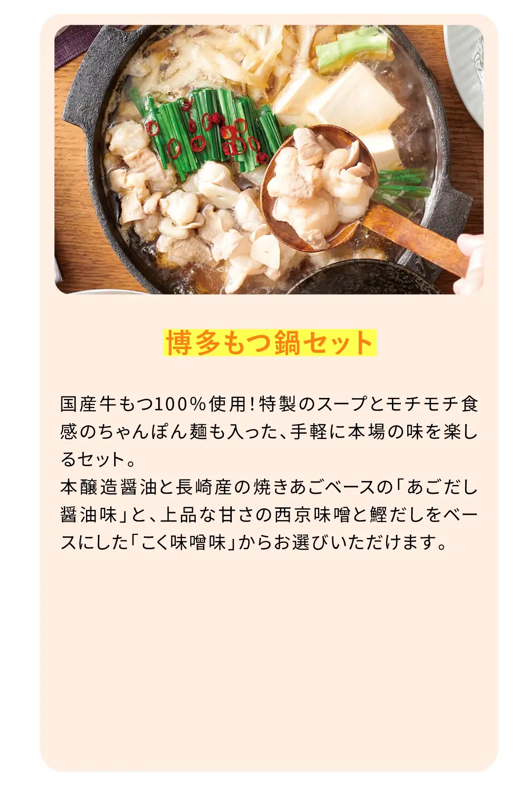 博多もつ鍋セット