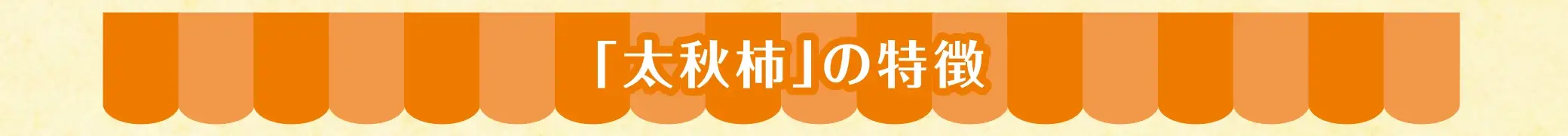 太秋柿の特徴