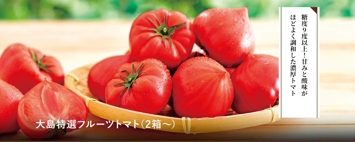 大島特選フルーツトマト(2箱～)