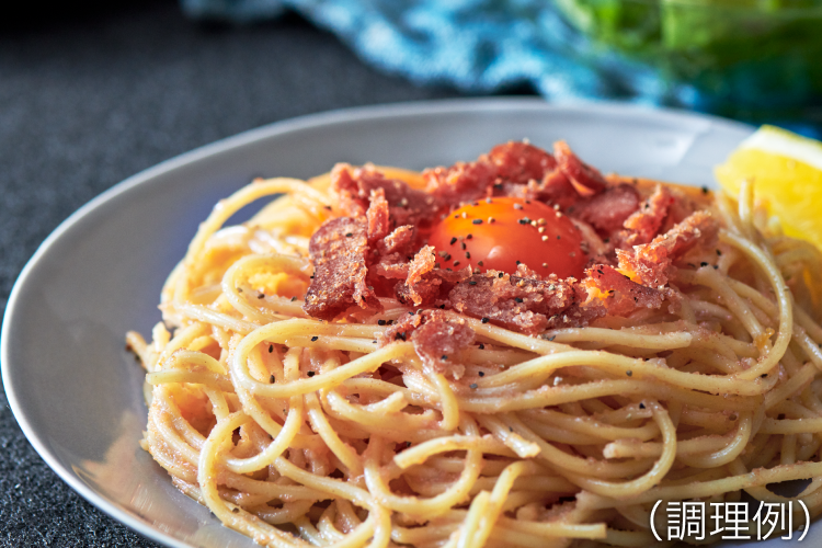 カルボナーラ風 明太パスタ
