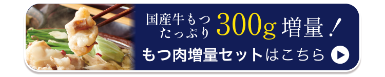国産牛もつたっぷり300g増量！もつ肉増量セットはこちら