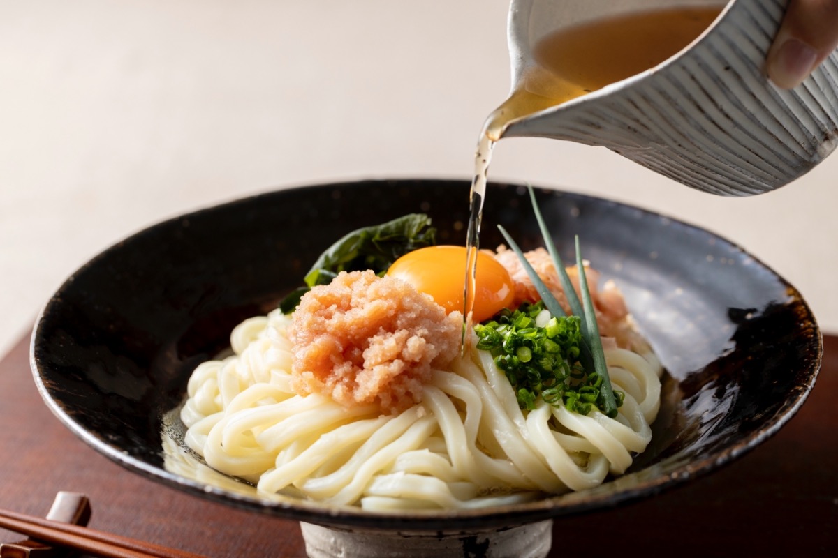 明太だしうどん